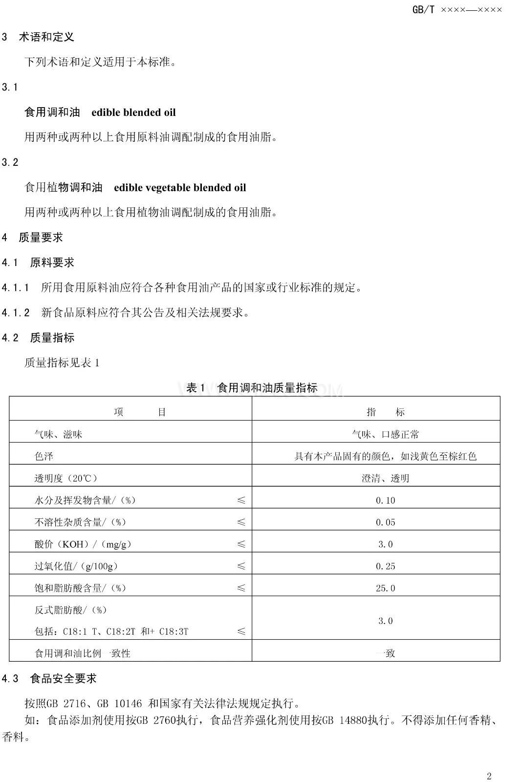 征求《食用調(diào)和油》國(guó)家標(biāo)準(zhǔn)意見(jiàn)的通知(圖4)